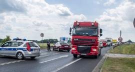 Zderzenie aut – korek na obwodnicy  Sochaczewa