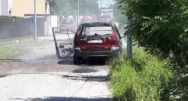 Pożar samochodu osobowego na Cieplnej