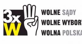 Demonstracja: 3xW: Wolne Sądy, Wolne Wybory, Wolna Polska
