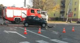 Wypadek na ulicy Warszawskiej - zablokowany przejazd 