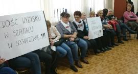 Protest pracowników sochaczewskiego szpitala 