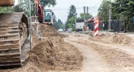 Ulica Chopina - remont idzie pełną parą