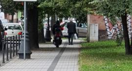 Sochaczew centrum - skuterem po Warszawskiej 
