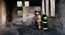Pożar starej cegielni przy ul. Kościńskiego 
