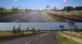Wypadek w Elżbietowie - analiza drogi przejazdu obu pojazdów [wideo] 