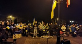 Ukraina bez Putina - wiec poparcia na placu Kościuszki [WIDEO]