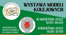 Wystawa modeli kolejowych w Muzeum Kolei Wąskotorowej