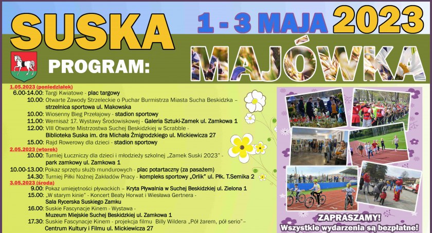 Suska Majówka potrwa trzy dni. Co przygotowano?