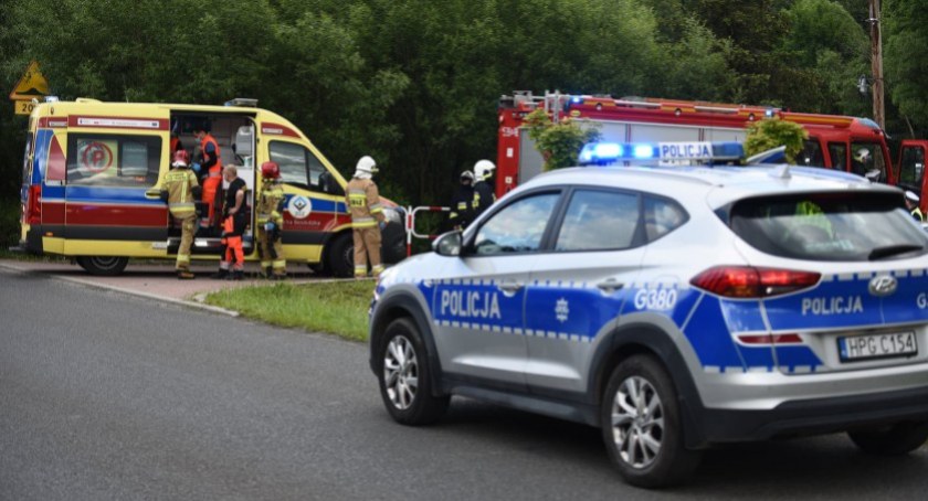 15-letni motocyklista trafił do szpitala