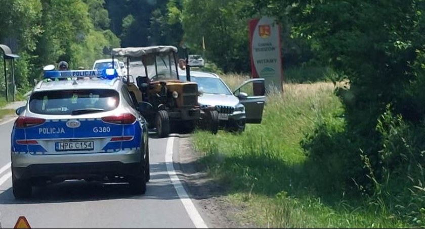 Budzów: Niefortunne wyprzedzanie 