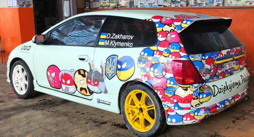 Valvoline Rajd Małopolski 2023 solidarny z Ukrainą!