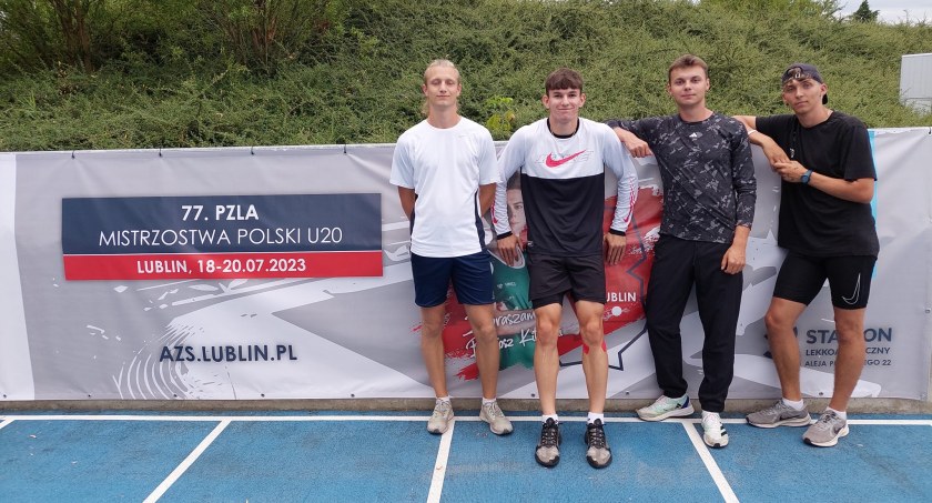 Nikodem Bania z życiówką, Jakub Pietrusa i Oliwier Fujak po kwalifikacjach „setki”