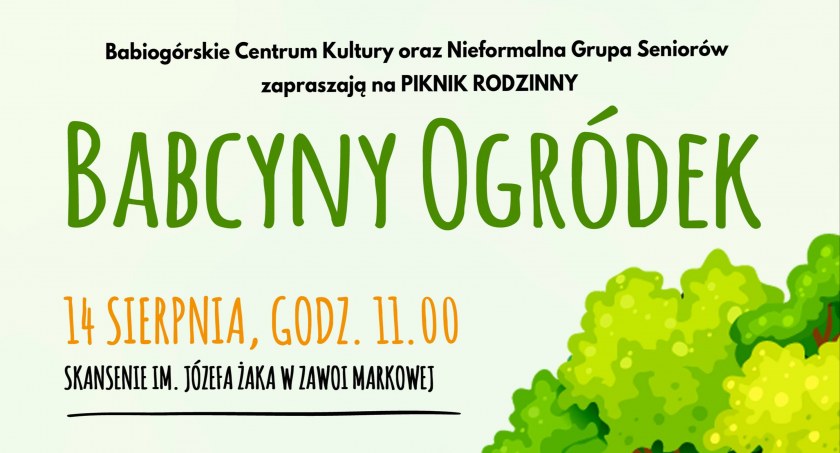 Zapraszają do Babcynego Ogródka 