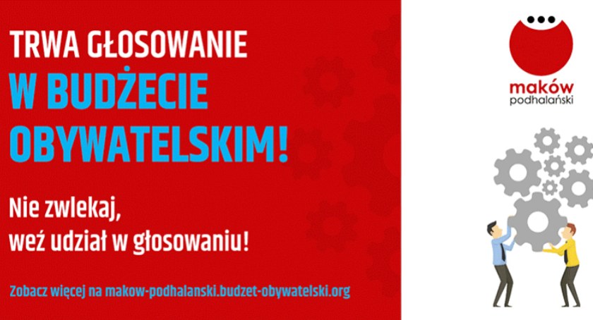 Ruszyło głosowanie na projekty w ramach budżetu obywatelskiego Makowa Podhalańskiego.