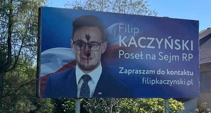Poseł ostrzelany farbą. Kampania wyborcza się zaostrza 