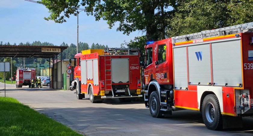 Tym razem to nie ćwiczenia. Na terenie Fabiosu rozszczelnienił się zbiornik z kwasem