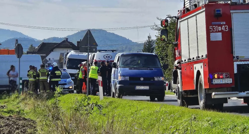 Zawoja Dolna: Dziecko potrącone na drodze wojewódzkiej 