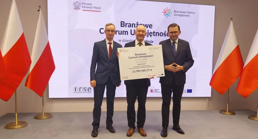 Ponad 103 mln zł na utworzenie Branżowych Centrów Umiejętności. Ponad 10 procent tej kwoty dla suskiego 
