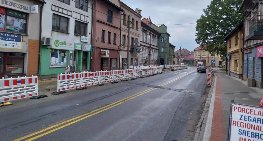 Utrudnienia w ruchu na DK nr 28 w Makowie Podhalańskim