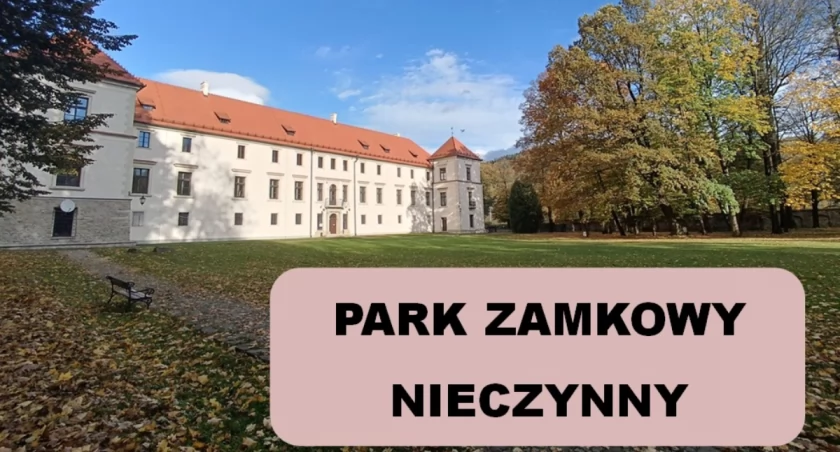 Park zamkowy został czasowo zamknięty