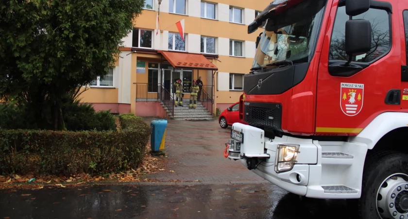 To nie były ćwiczenia! Ewakuacja w suskim Witosie 