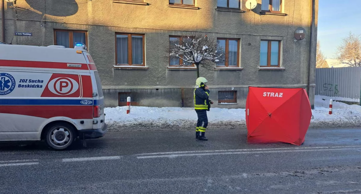 Jordanów: Dramat na drodze krajowej 28