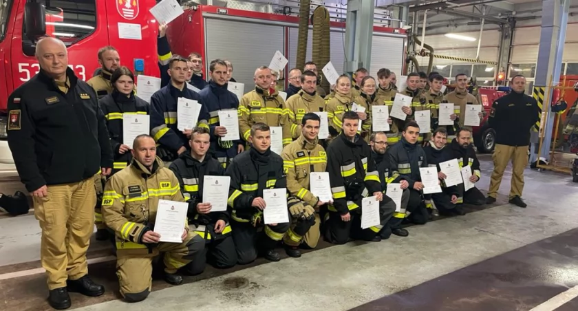 Szkolenie podstawowe strażaków ratowników Ochotniczych Straży Pożarnych