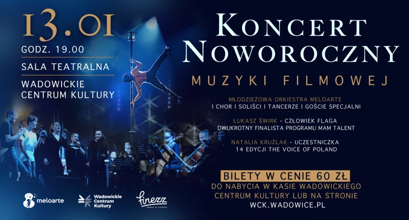 Koncert Noworoczny Muzyki Filmowej - Meloarte