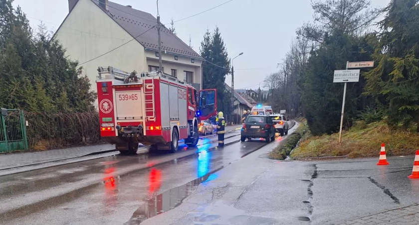 Jordanów:  Potrącenie na ulicy Kolejowej
