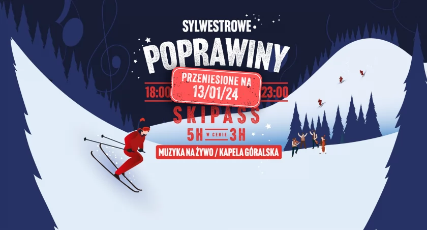 Zimowa radość i karnawałowe hulanki: Sylwestrowe Poprawiny w Zawoi!