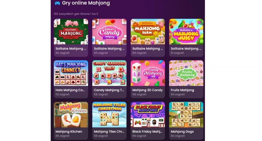 Gry Mahjong rozwijają koncentrację i pracę mózgu