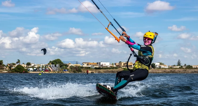 Kitesurfing na Sycylii