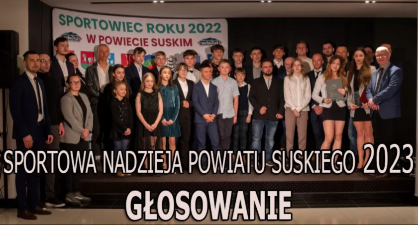 Plebiscyt Sportowiec Roku 2023. Zagłosuj na Sportową Nadzieję Powiatu Suskiego