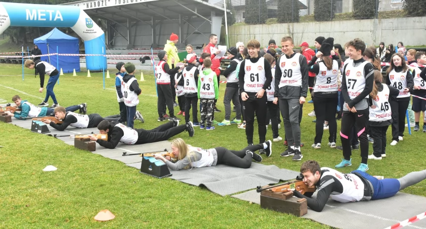 Frekwencja zaskoczyła nawet organizatorów! I Mistrzostwa Powiatu Suskiego w Biathlonie za nami