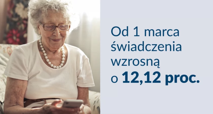 Od marca emerytury i renty w górę