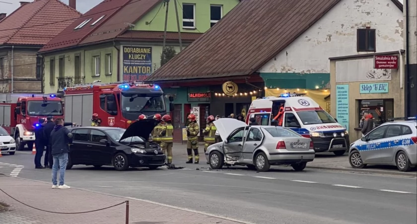 Kraksa na ulicy Mickiewicza. 