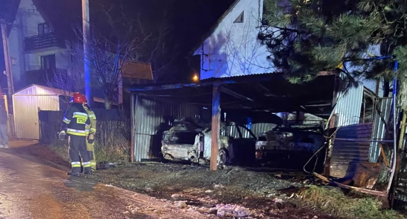 Sucha Beskidzka: Pożar na ul. Kamienne. Jedna osoba poszkodowana 