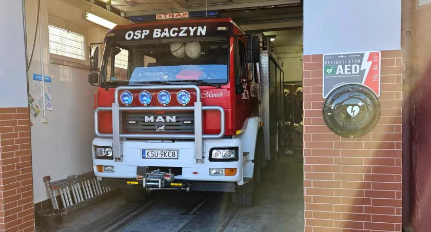 Łączą siły dla serc: OSP Baczyn zyskuje AED