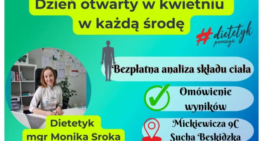 Dni Otwarte w gabinecie dietetycznym  Projekt Zdrowie w Suchej Beskidzkiej 