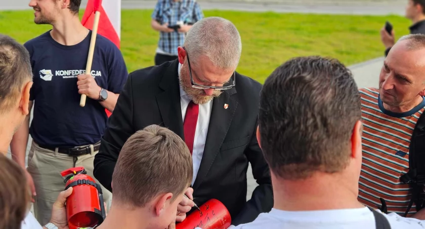 Grzegorz Braun gościł w powiecie suskim (wideo)