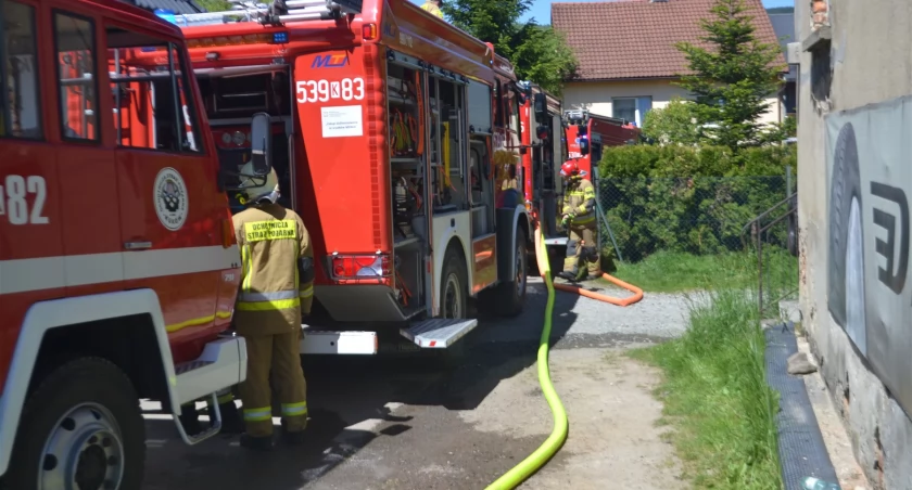 Stryszawa: Jedna osoba poszkodowana w pożarze 