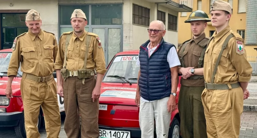 Sobiesław Zasada dojechał „Maluchem” do Monte Cassino