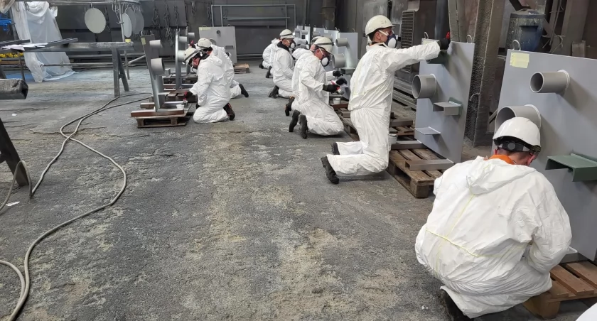 Kurs malarz-piaskarz z certyfikatem. Poznaj ofertę GTR Engineering