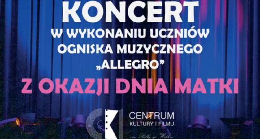 Zaproszenie na koncert z okazji Dnia Matki! 