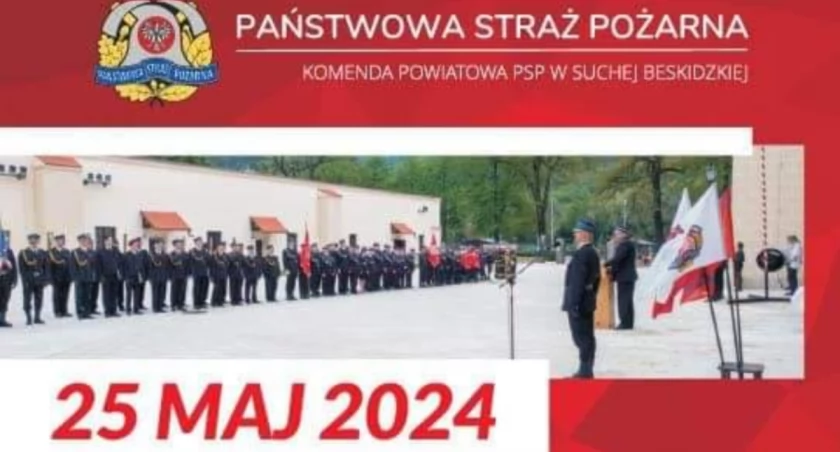 Powiatowe Obchody Dnia Strażaka 2024 w Suchej Beskidzkiej