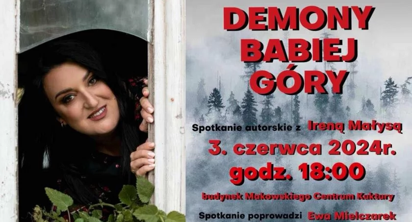 Demony Babiej Góry dotarły nad morze. Spotkanie autorskie z Ireną Małysą w Makowie Podhalańskim