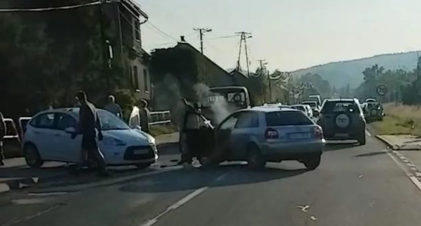 Wieczorna kraksa na suskich Rolach (Aktualizacja)