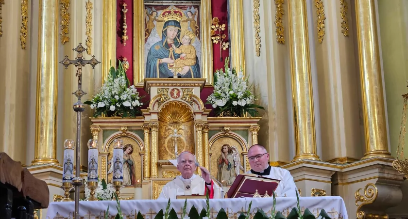 45-lecie koronacji Obrazu Matki Boskiej Makowskiej i poświęcenie schodów
