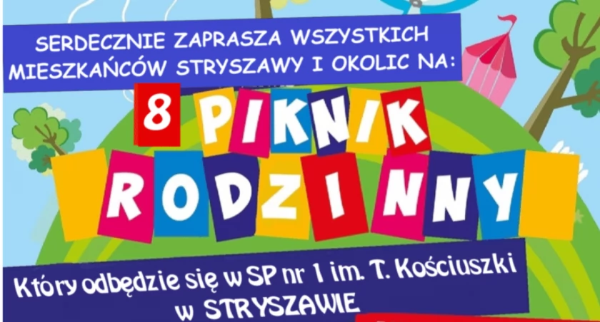 Piknik Rodzinny w Szkole Podstawowej im. T. Kościuszki w Stryszawie - 16 czerwca!