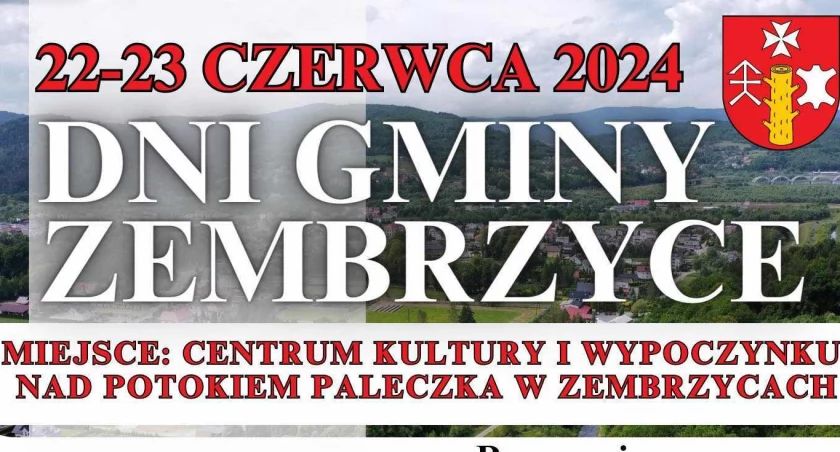 Zapraszamy na Dni Gminy Zembrzyce!